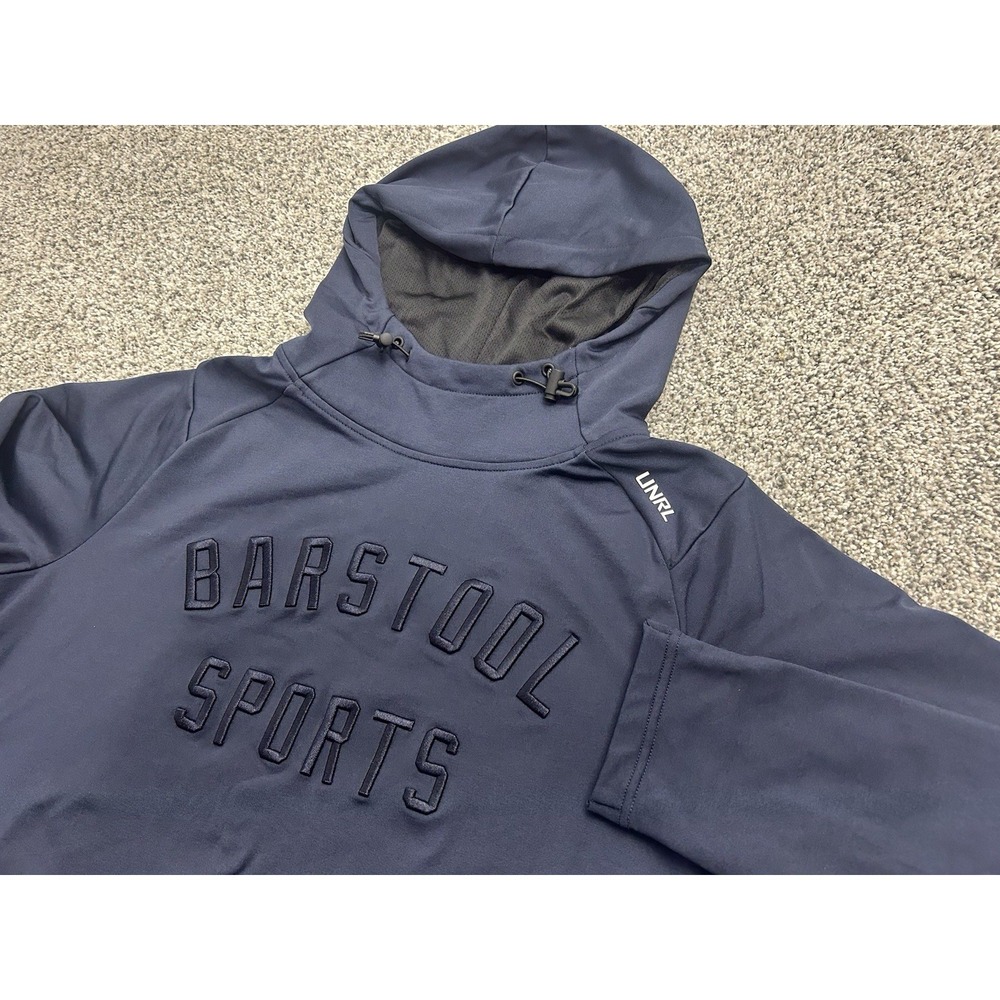 UNRL‎ X Barstool Golf Hoodie Sweatshirt Men Small Pullover Black No Flaws